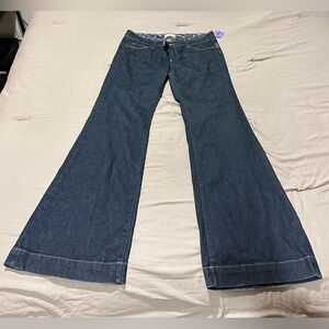 PAIGE Dark Blue Flare Jeans size 31 NWT